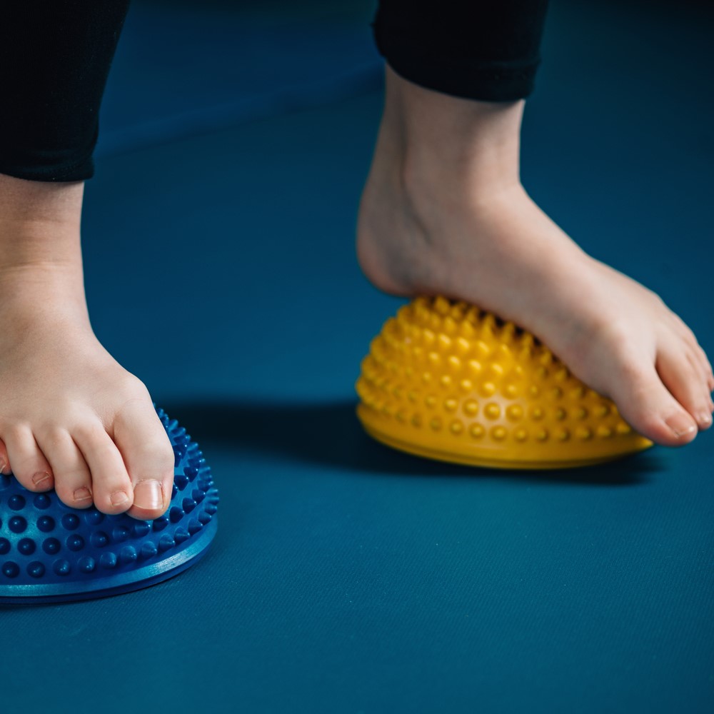 physical therapy tools for flat feet- balance pod. Flat feet exercises