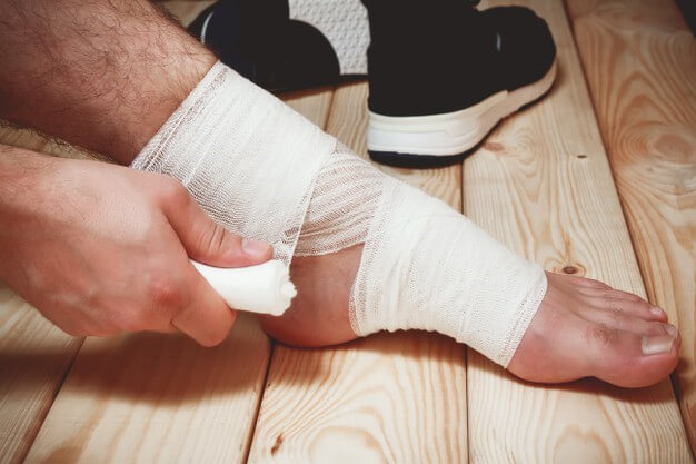 Sprained ankle? How to deal with?
